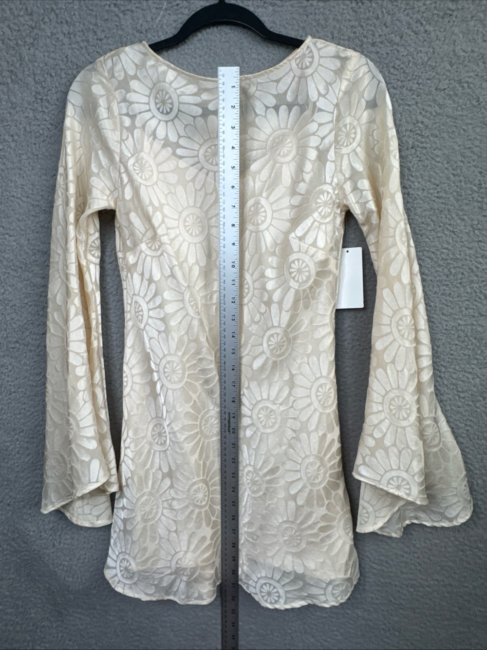 Show Me Your Mumu Sarah Mini Dress Cream Women’s Sz XS NWT - Picture 7 of 13